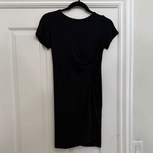 Olivia Rae Black Mini Dress with Knot Detail Size XS